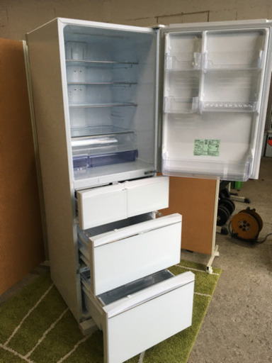 ☆三菱☆大型冷蔵庫☆455L☆高年式2017年☆ガラスパネル☆清掃済み超美品
