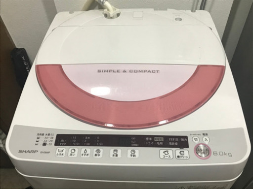 シャープ洗濯機　ES-GE60P