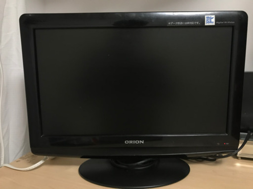 テレビ19インチ(オリオン)値下げします。4000円→2000円