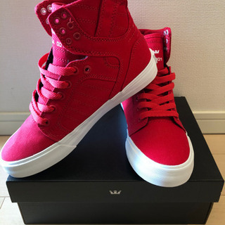 新品未使用、箱付き！Supra ハイカットスニーカー