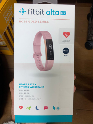Fitbit alta HR ローズゴールド　ソフトピンクバンド