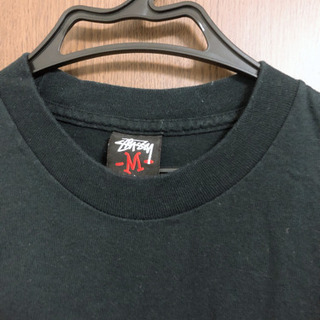 stussy ブラック　半袖Tシャツの画像