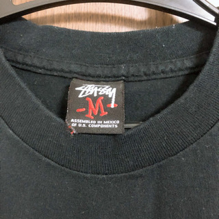 stussy ブラック　半袖Tシャツの画像