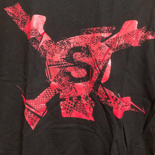 stussy ブラック　半袖Tシャツの画像