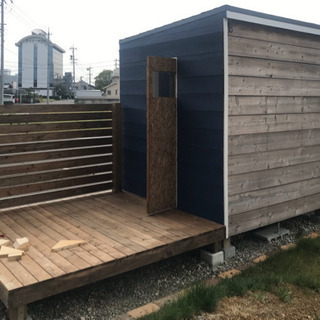 物置小屋、ウッドデッキ、バーゴラ、DIYレクチャーします。の画像