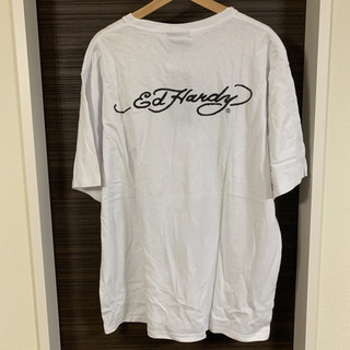 エドハーディ Tシャツ 白 大きいサイズ 4L 新品の画像
