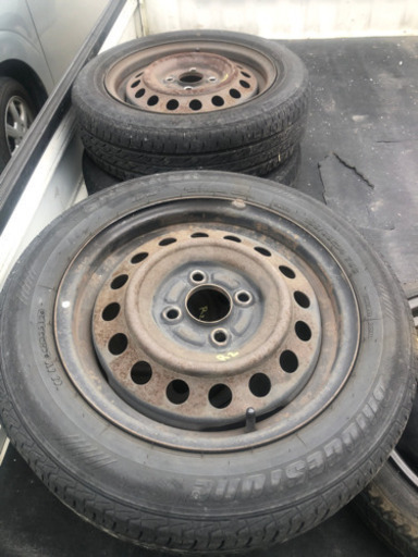 スバル軽用14インチ鉄ホイール4本セット