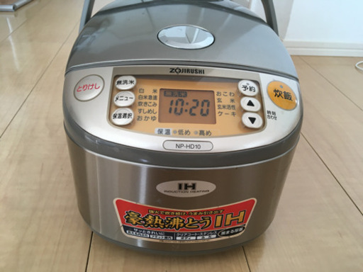 【お引き渡し決定】象印　炊飯器(NP-HD10)