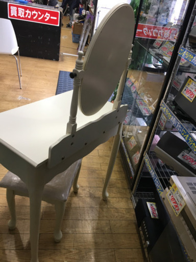 アンティークロココstyle 高梨産業 スツール付きドレッサー 鏡台 RL-M6271