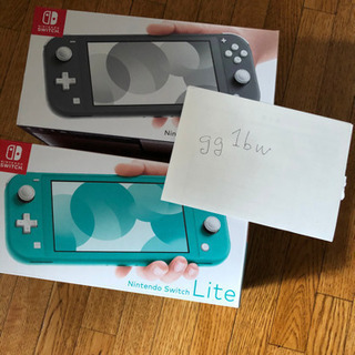 【要本文熟読】新品未開封！Switch lite グレー/ターコイズ