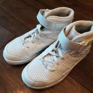 キッズダンスシューズ白 K.SWISS 19cm