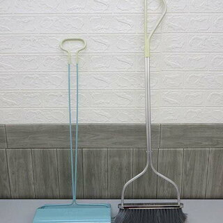 ss0643　ダルトン　ちりとり＆ほうきセット　水色　掃除　オシ...