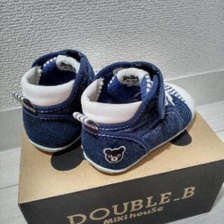 【値下】ファーストシューズ　DOUBLE.B　ミキハウスの画像