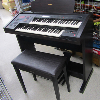 ヤマハ エレクトーン 【YAMAHA】  Electone EL-100 イス カバー フロッピー6枚付き 電子オルガン☆ PayPay(ペイペイ)決済可能 ☆ 札幌市 北区 屯田 