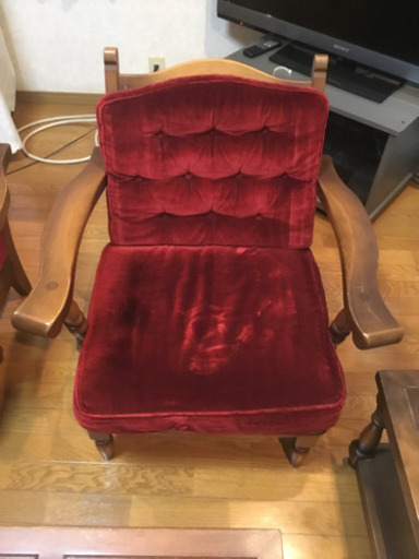 アンティーク　ソファー5点セット