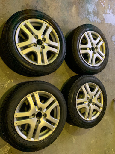 175/65R15スタッドレスタイヤアルミホイール4本中古品！