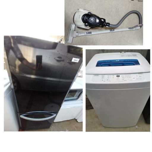 生活家電　3点セット　冷蔵庫　洗濯機　掃除機1071