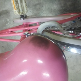 K177 子供用自転車 ピンク 女の子 ブリジストン ラビーナ 20インチ  鍵付き の画像