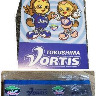 ヴォルティス徳島⚽反射板付ﾀｽｷ➕極厚ﾒﾓ帳~新品~希少限定品