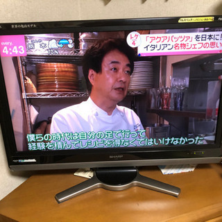 再々値下げしました。AQUOS37型液晶テレビ