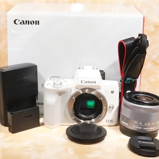 美品❤️Canon EOS M レンズキット 元箱付き スマホ転送OK おまけ充実 美品❤️Canon EOS M レンズキット 元箱付き スマホ転送OK おまけ充実
