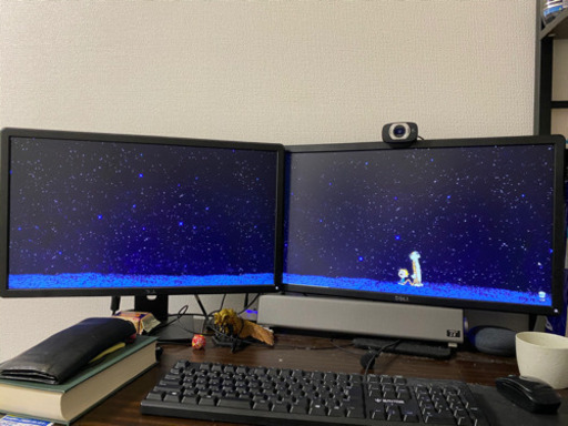 Dell23型モニタ2台
