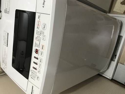 2017 年製品　HI sense 洗濯機　美品です