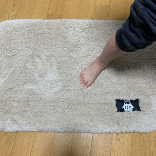 バスマット 玄関マット 50×60cm  ベージュ