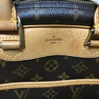 LOUIS VUITTON トゥルーヴィル モノグラム ハンドバッグ PVC レザー 茶 M