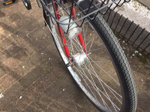 【週末お値下げ】自転車 美品 ６段変速 オートライト 
