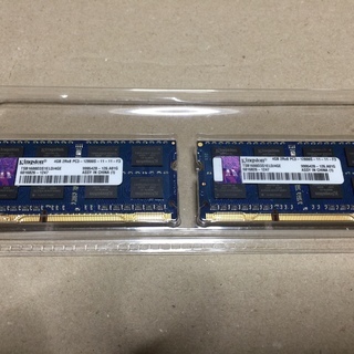 ★ノートパソコン用メモリ Kingston PC3-12800S...