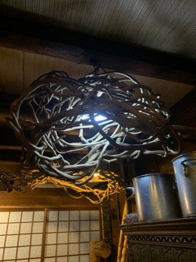 木の照明