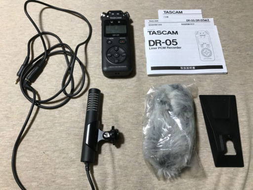 TASCAM リニアPCMレコーダー とステレオマイクロホン