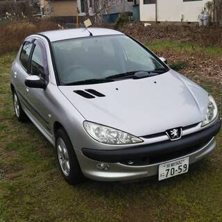 【車検なし】プジョー２０６　平成１６年式　２オーナー車　【つくば市】