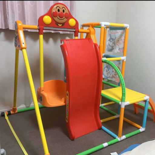 アンパマン　ジャングルジム　すべり台