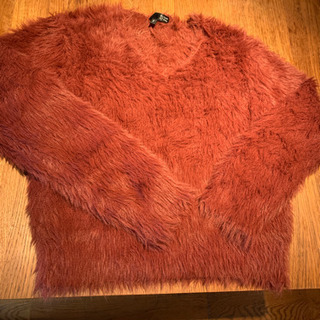 ワインカラー　Vネック　セーター　値下げしました！