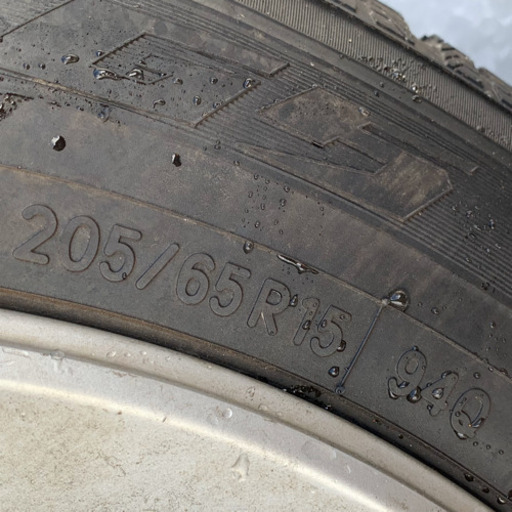 中古　アルミ付スタッドレスタイヤ　205/65/R15 TOYO GARIT G5