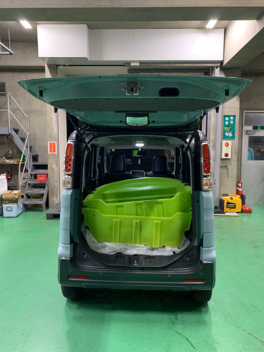 【宮古島発】2分割ボート(長さ2m20㎝:幅1m10cm)／ミニボート／2馬力ボート/免許不要船/軽自動車積載可能