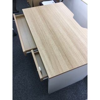 木製デスク＆椅子のセット（引き出し鍵無し）1/30まで