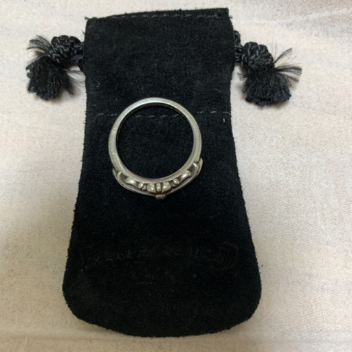 最終お値下げ クロムハーツ  ベビーフローラルリング　15号（us7.5)