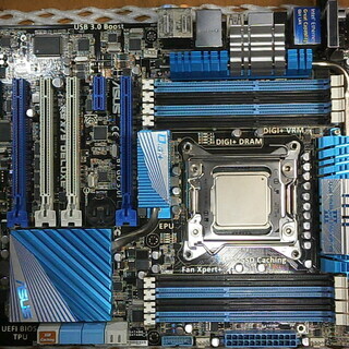 ASUS P9X79 DELUXE(LGA2011)/CPU/メモリー３２GB付動作確認済み
