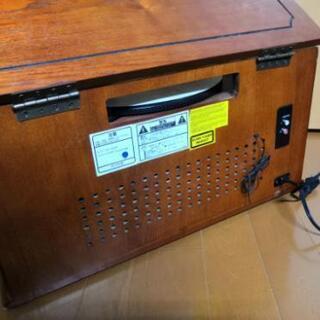 天然デジ録マルチレコードプレーヤー　CD ラジオ カセットの画像