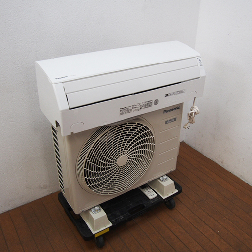 【良品】Panasonic 2018年製 エコナビ・ナノイーX搭載 6畳・単相100V CS-J227 (LA33)