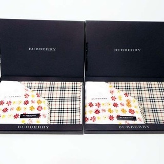 BURBERRY バーバリーハンカチ２枚入り×２箱