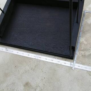 ★即納可能★送料0円　薪ストッカー 棚付 ログフープ 黒塗装済み ゴミ受け付 頑丈な薪置き場 ラック 在庫あり 　大型収納　薪ストーブ の画像