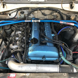 サニートラック B122 改　SR20 オバフェン公認　フロント足回り86 エンジンスワップの画像
