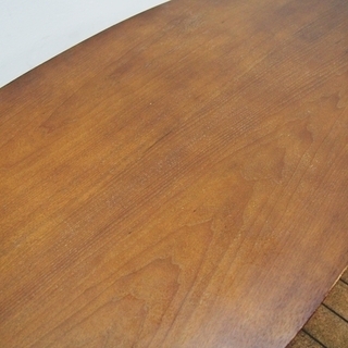 【良品】emo. エモ リビングテーブル (Surf) EMT-2577 ブラウン ミッドセンチュリー 北欧 Living Table (LA68)の画像