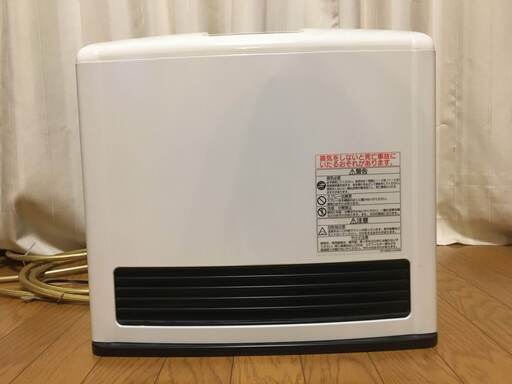 木造7畳,コンクリ9畳用 【近隣の方はお届けいたします】 リンナイ ガスファンヒーター RC-K2403E-1 ホワイト 都市ガス13A