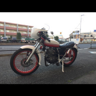 セロー 225 tw SR ローダウン カフェ カスタム レアの画像