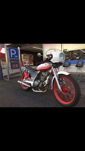 セロー 225 tw SR ローダウン カフェ カスタム レア